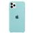 Capa Capinha Case Compatível Com iPhone 11 Pro Silicone Rígido e Interior Aveludado Toque Suave Verde-tiffany