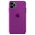 Capa Capinha Case Compatível Com iPhone 11 Pro Silicone Rígido e Interior Aveludado Toque Suave Violeta