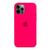 Capa Capinha Case Compatível com iPhone 12 / 12 Pro Silicone e Interior Aveludado Rosa-pink