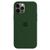 Capa Capinha Case Compatível com iPhone 12 / 12 Pro Silicone e Interior Aveludado Verde-escuro