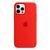 Capa Capinha Case Compatível com iPhone 12 / 12 Pro Silicone e Interior Aveludado Vermelho