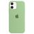 Capa Capinha Case Compatível com iPhone 12 Mini Silicone e Interior Aveludado Verde-abacate