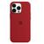 Capa Capinha Case Compatível Com iPhone 13 Pro Max - Silicone Liquid e Interior Aveludado Vermelho