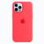 Capa Capinha Case Compatível Com iPhone 13 Pro Max - Silicone Liquid e Interior Aveludado Rosa-coral