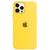Capa Capinha Case Compatível Com iPhone 13 Pro Max - Silicone Liquid e Interior Aveludado Amarelo