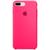 Capa Capinha Case Compatível Com iPhone 7 Plus / 8 Plus Silicone Liquid e Interior Aveludado Rosa-pink