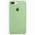 Capa Capinha Case Compatível Com iPhone 7 Plus / 8 Plus Silicone Liquid e Interior Aveludado Verde-abacate