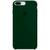Capa Capinha Case Compatível Com iPhone 7 Plus / 8 Plus Silicone Liquid e Interior Aveludado Verde-escuro