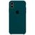 Capa Capinha Case Compatível Com iPhone X / XS  Silicone e Interior Aveludado Azul-horizonte