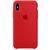 Capa Capinha Case Compatível Com iPhone X / XS  Silicone e Interior Aveludado Vermelho