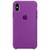 Capa Capinha Case Compatível Com iPhone X / XS  Silicone e Interior Aveludado Violeta