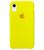 Capa Capinha Case Compatível Com iPhone XR Tela 6.1" Silicone Interior Aveludado Amarelo-limão