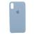 Capa Capinha Case Compatível Com iPhone XR Tela 6.1" Silicone Interior Aveludado Azul-bebê