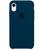 Capa Capinha Case Compatível Com iPhone XR Tela 6.1" Silicone Interior Aveludado Azul-horizonte