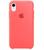 Capa Capinha Case Compatível Com iPhone XR Tela 6.1" Silicone Interior Aveludado Rosa-coral