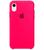 Capa Capinha Case Compatível Com iPhone XR Tela 6.1" Silicone Interior Aveludado Rosa-fluorescente