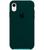 Capa Capinha Case Compatível Com iPhone XR Tela 6.1" Silicone Interior Aveludado Verde-escuro