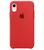 Capa Capinha Case Compatível Com iPhone XR Tela 6.1" Silicone Interior Aveludado Vermelho