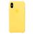 Capa Capinha Case Compatível Com iPhone XS Max - Silicone e Interior Aveludado Amarelo