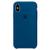 Capa Capinha Case Compatível Com iPhone XS Max - Silicone e Interior Aveludado Azul