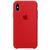 Capa Capinha Case Compatível Com iPhone XS Max - Silicone e Interior Aveludado Vermelho