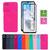 Capa Capinha Case Compativel Com Motorola Moto E22 Colorida + Película De Vidro 3D  Rosa Neon