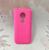 Capa Capinha Case Compatível Motorola Moto E5 Play Rosa Neon