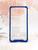 Capa Capinha Case Compatível Samsung Galaxy J2 Prime Transparente Borda Azul