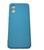 Capa Capinha Case Motorola Moto E13 Silicone Aveludado Proteção de Câmera Colorida Azul Tiffany