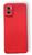 Capa Capinha Case Motorola Moto E22 Silicone Aveludada Protege Câmera Colorida Anti Impacto Vermelho