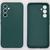 Capa Capinha Case para Samsung Galaxy A54 5G com interior aveludado Verde militar 