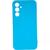 Capa Capinha Case para Samsung Galaxy A54 5G com interior aveludado Azul claro 