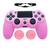 Capa Capinha Case Skin p/ Controle Joystick de PS4 Playstation 4 Protetora em Silicone Alta Proteção  Rosa