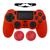 Capa Capinha Case Skin p/ Controle Joystick de PS4 Playstation 4 Protetora em Silicone Alta Proteção  Vermelho