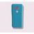Capa Capinha Celular Motorola Moto G Play case emborrachada com veludo Azul Claro