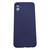 Capa Capinha compatível com Samsung Galaxy a04e 4g A042 tela 6.5 Silicone Aveludada Premium Azul escuro