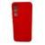 Capa Capinha compatível com Samsung Galaxy a54 5g tela 6.4 Silicone Aveludada Premium Vermelho