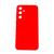 Capa Capinha Compatível Com Samsung Galaxy a55 5g tela 6.6 Silicone Aveludada Premium Vermelho