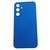 Capa Capinha Compatível Com Samsung Galaxy s23 fe Silicone Aveludada Premium Azul