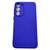 Capa Capinha compatível com Samsung Galaxy s23 plus tela 6.6 Silicone Aveludada Premium Azul