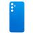 Capa Capinha Compatível Com Samsung Galaxy s24+ plus tela 6.7 Silicone Aveludada Premium Azul