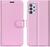 Capa Capinha Danet Para Galaxy A53 Case Carteira Flip Couro Rosa