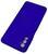 Capa Capinha de celular Samsung Galaxy M52 5G Silicone Aveludado e Proteção Da Câmera Case Azul
