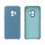 Capa Capinha em Silicone para Galaxy S9 Cover Azul Caribe