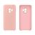 Capa Capinha em Silicone para Galaxy S9 Cover Rosa Creme