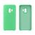 Capa Capinha em Silicone para Galaxy S9 Cover Verde Água Claro