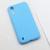 Capa Capinha Fosca Tpu Samsung Galaxy A01 emborrachada flexível Azul