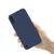 Capa Capinha Fosca Tpu Samsung Galaxy A01 emborrachada flexível Azul marinho