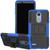Capa Capinha Hybrid LG K10 Tela 5.3 Case Anti Impacto Azul