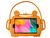 Capa Capinha Infantil Galaxy Tab A T290 T295 Tablet 8 Polegadas Kids Alça Suporte Veicular Silicone Laranja